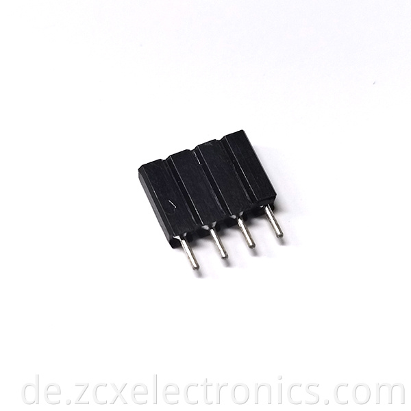 2.54 Black Female Row Connectors 